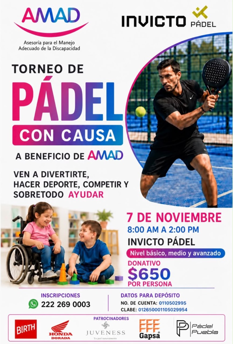 Torneo de Pádel con Causa AMAD
